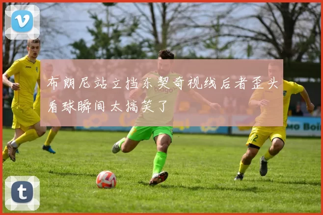 布朗尼站立挡东契奇视线后者歪头看球瞬间太搞笑了